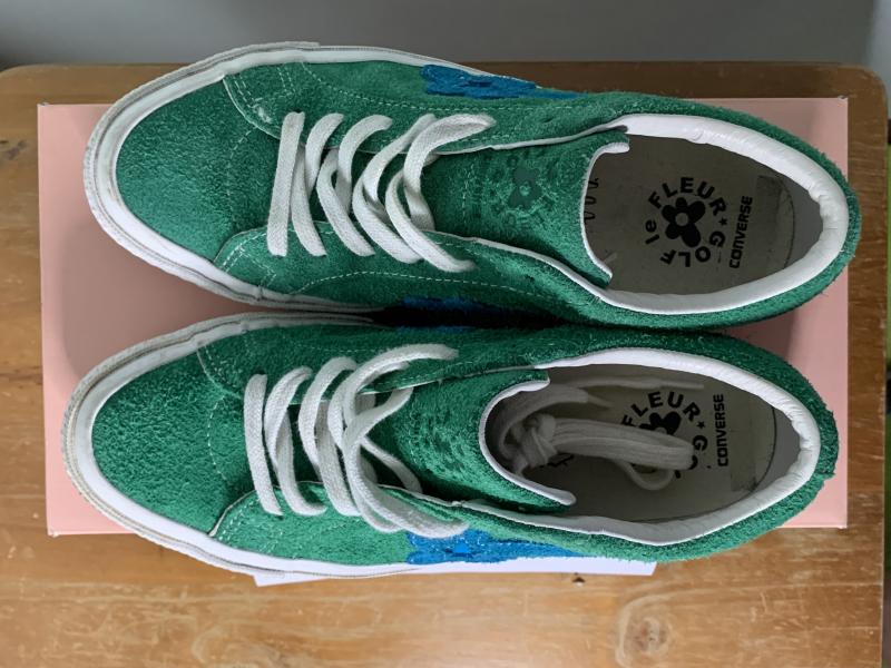 a cup of Mediate one Converse One Star Ox x Tyler the Creator Golf Le Fleur (Jolly Green) -  Market Place | SneakerLAH